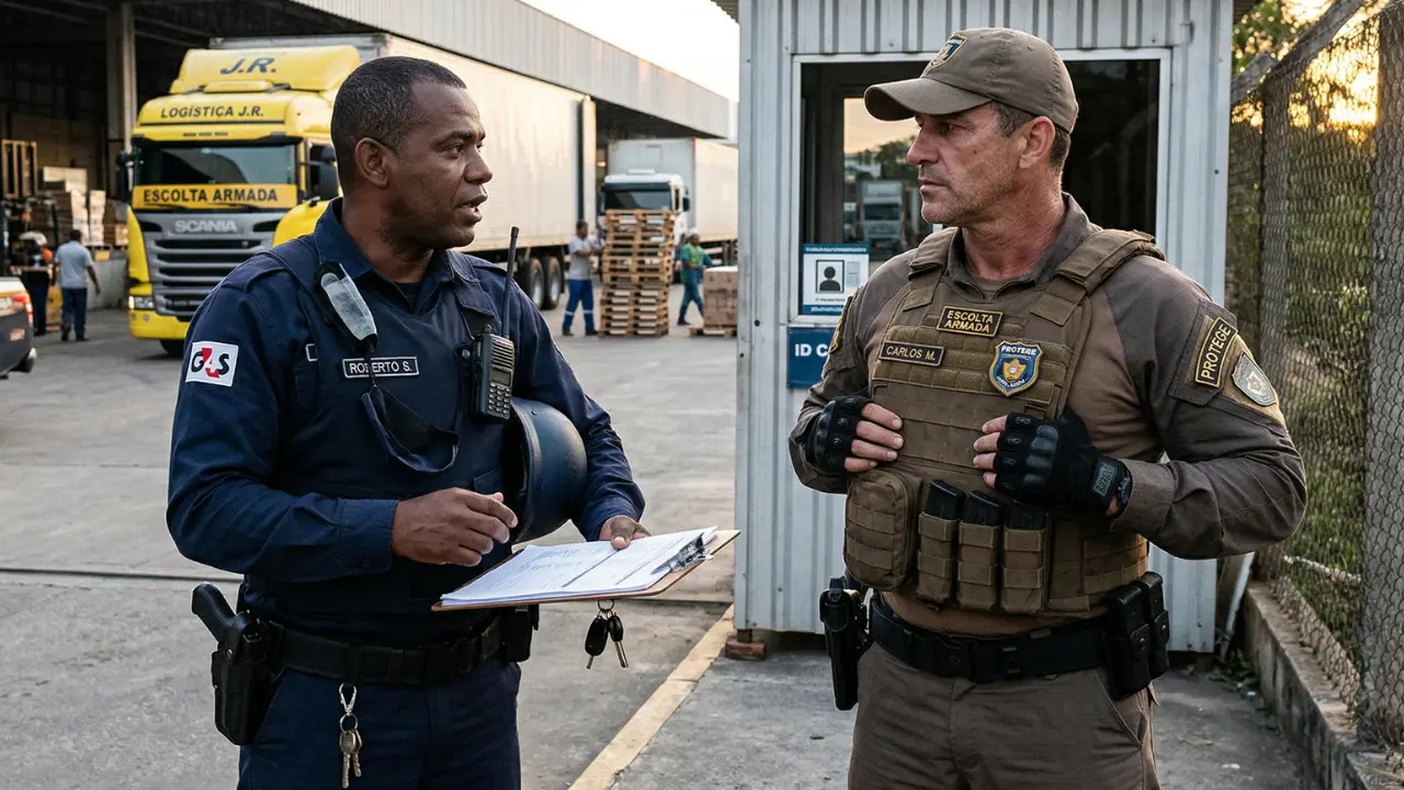 Diferenças entre vigilante patrimonial e escolta armada: riscos, salários, adicionais e gratificações de cada função. Guia completo sobre direitos dos vigilantes.