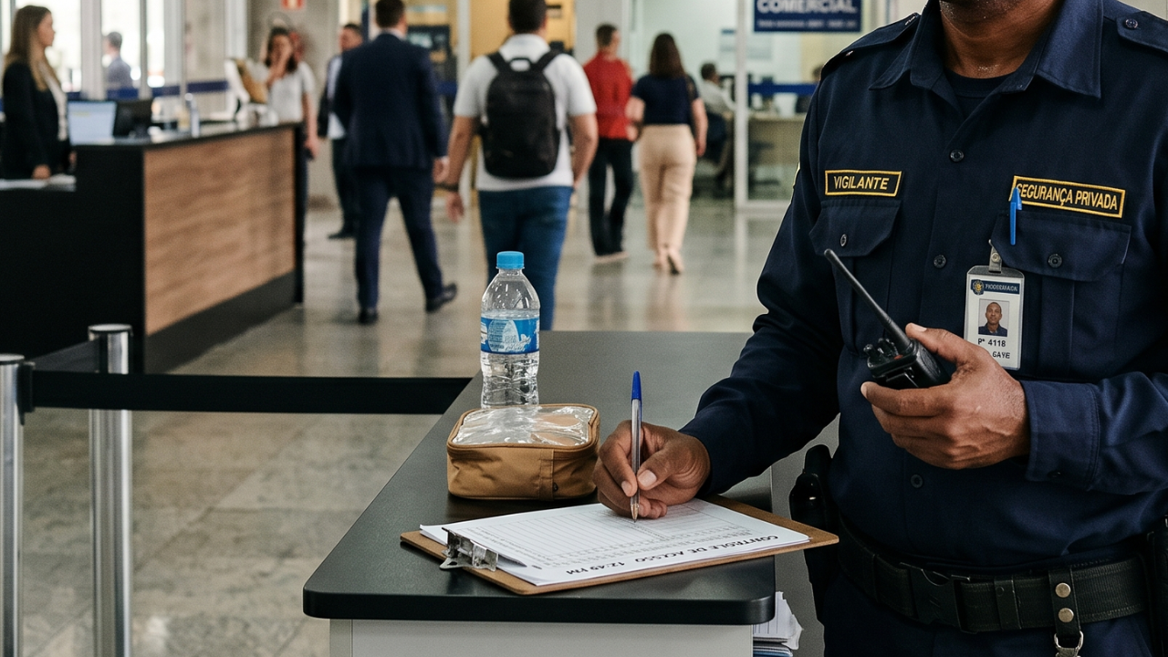Vigilante não tem rendição de almoço tem direito a hora extra? Entenda quando o intervalo suprimido deve ser pago e como cobrar os valores na Justiça.