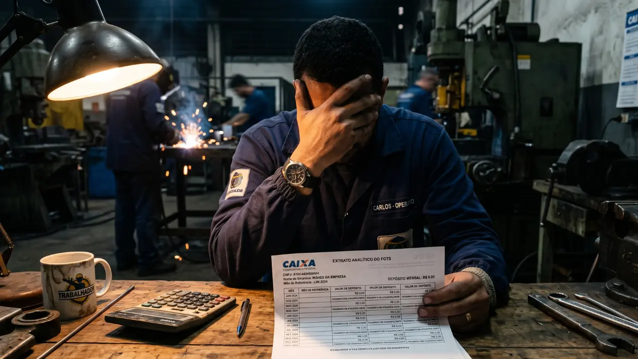 Cálculo rescisão indireta FGTS: entenda a multa de 40%, aviso prévio, férias e por que você recebe muito mais do que em um pedido de demissão.