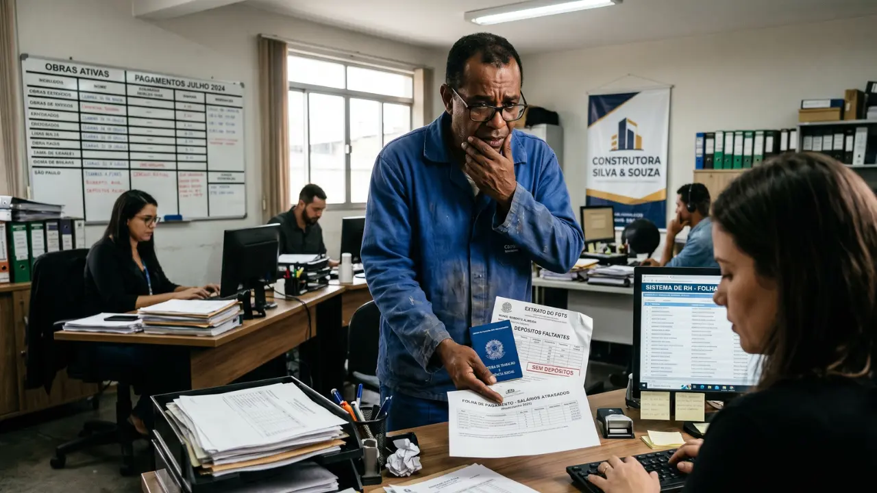 Rescisão indireta por falta de FGTS: entenda seus direitos, quantos meses de atraso bastam e como receber todas as verbas rescisórias.