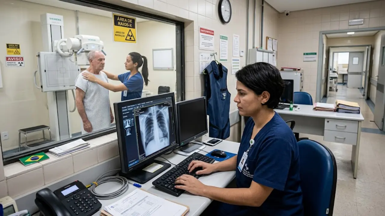 Insalubridade periculosidade técnico radiologia: 40% sobre o piso da categoria, Lei 7.394/85 e como cobrar diferenças retroativas. Guia completo.